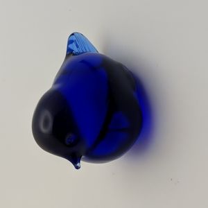 Vintage Tyko Art Glass Bluebird